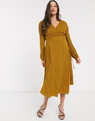 dalmatian wrap dress