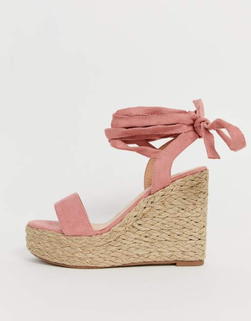 Blush outlet espadrille sandals