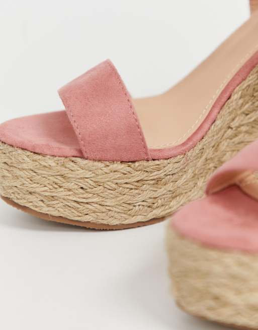 Blush cheap espadrille sandals