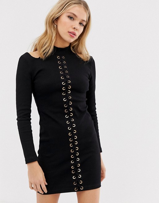 Glamorous bodycon dress with cut out detail