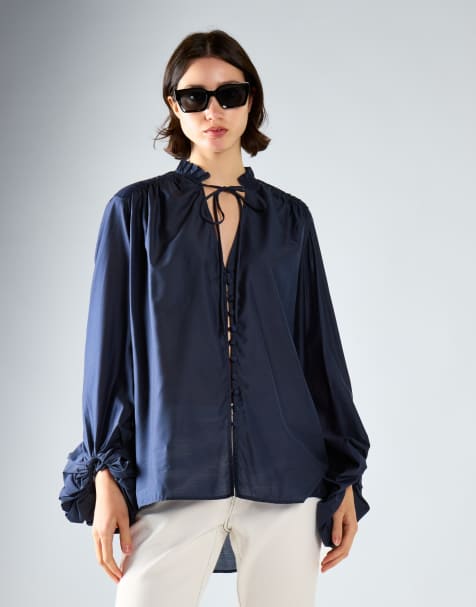 Glamorous Boho blouse in navy - view 1