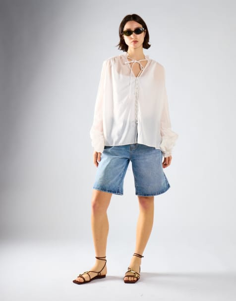 Glamorous Boho blouse in white - view 1