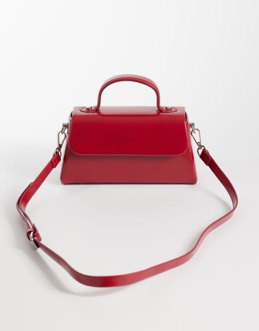 Glamorous - bolso de mano en rojo cayena, 4 de 4