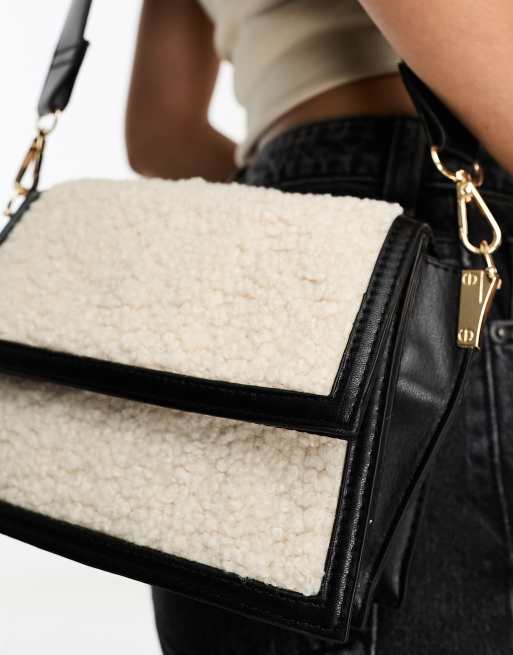 Mink Webbed Strap Cross Body Bag