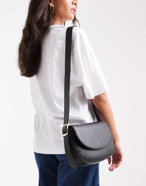 Glamorous - Borsa a bisaccia nera a tracolla , 4 di 4