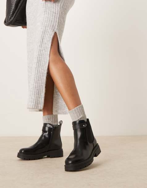 Glamorous - Bottines chelsea chunky - Noir - view 1