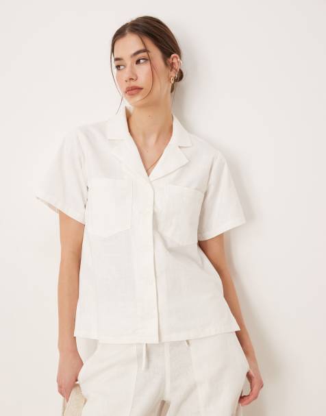 Glamorous Boxy shirt in off white - view 1