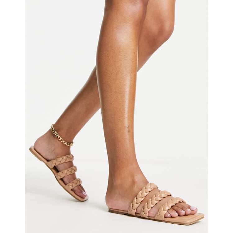 Asos tan deals flat sandals