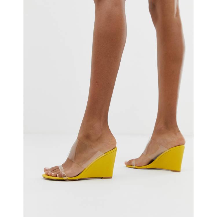 Neon yellow sale wedge heels