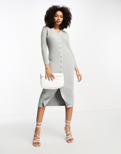 Midi dress store with long cardigan