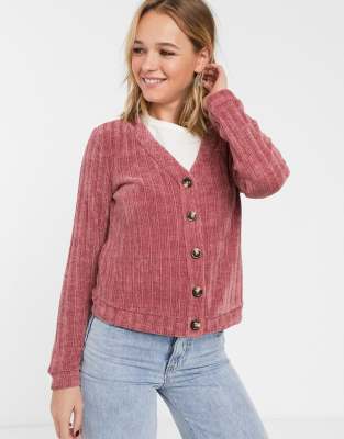 chenille cardigans