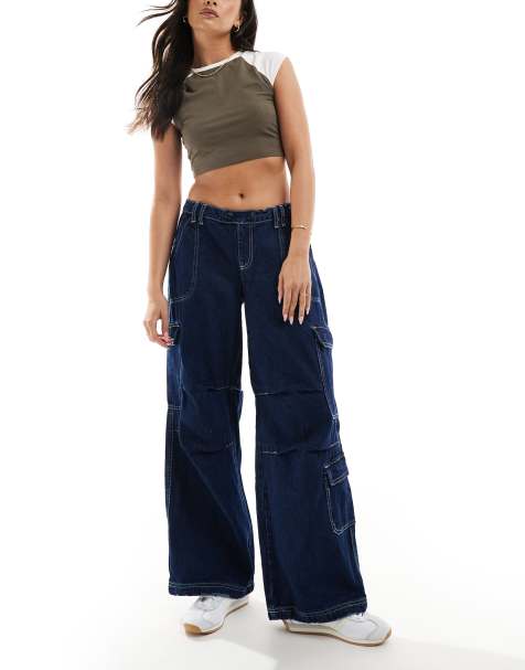 Glamorous Cargo jeans in indigo stonewash - view 1