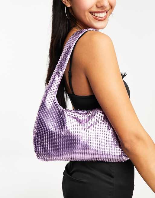 Lilac Chainmail Top