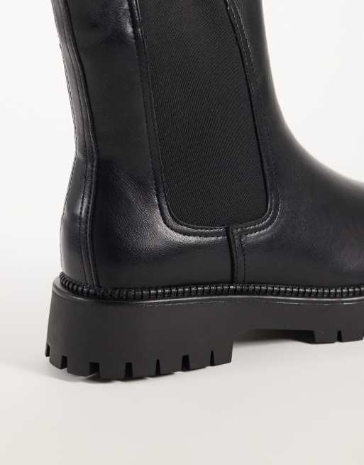 Glamorous chunky ankle boots in black, 3 of 4