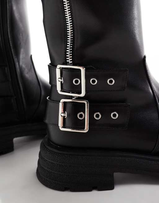 Chelsea boots with straps hotsell