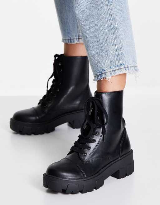 Asos combat outlet boots