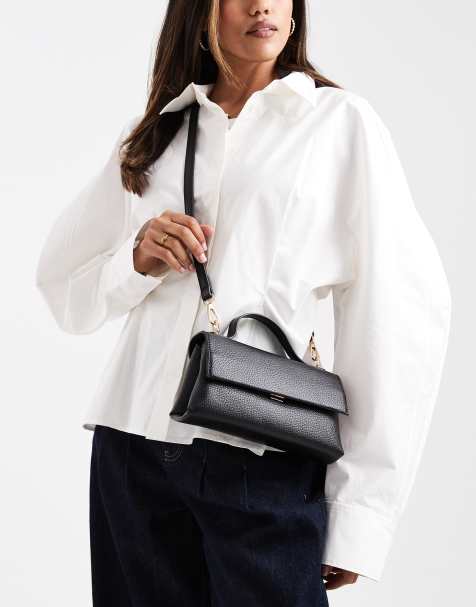 Glamorous classic top handle bag in black - view 1
