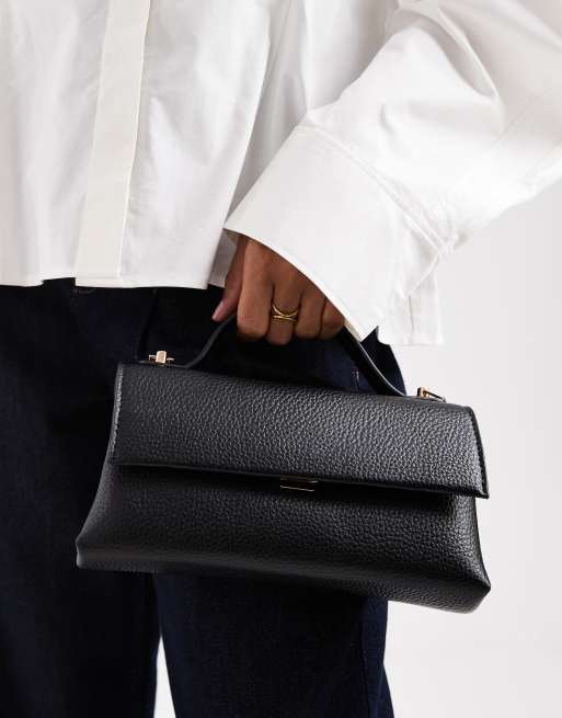 Glamorous classic top handle bag in black , 2 of 4