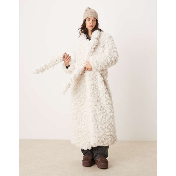 Premium Vintage Look Faux Fur Coat | boohoo