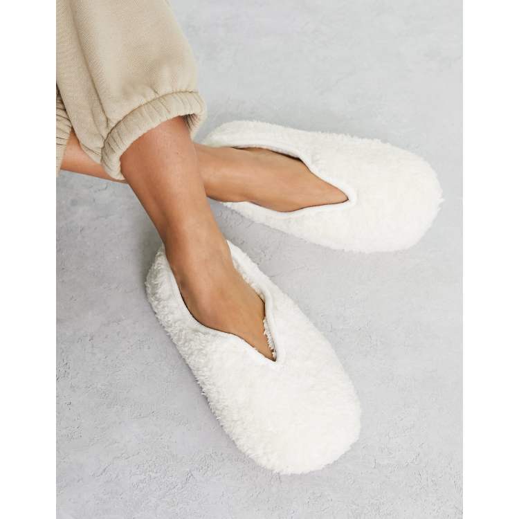 Asos furry online slippers