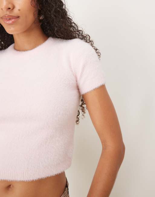 Glamorous Cropped jumper in light pink, 4 of 4
