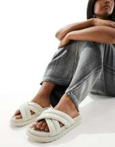 ASOS DESIGN Manny lace up flat shoes in black