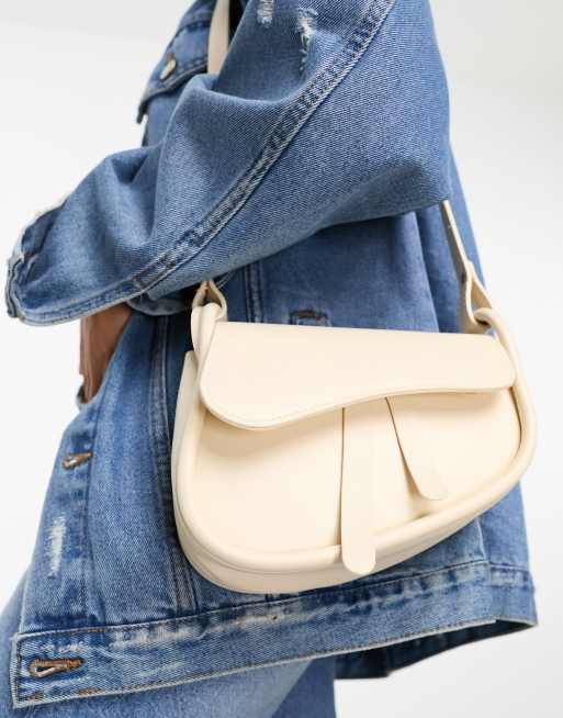 Off white denim online crossbody bag