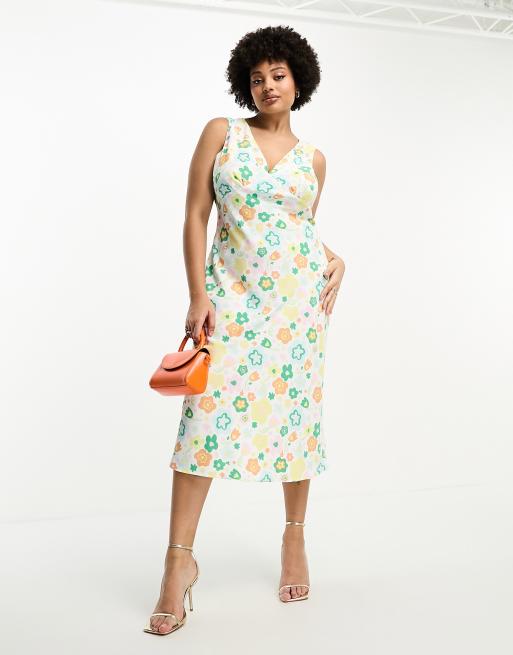 Floral 90s dress sale