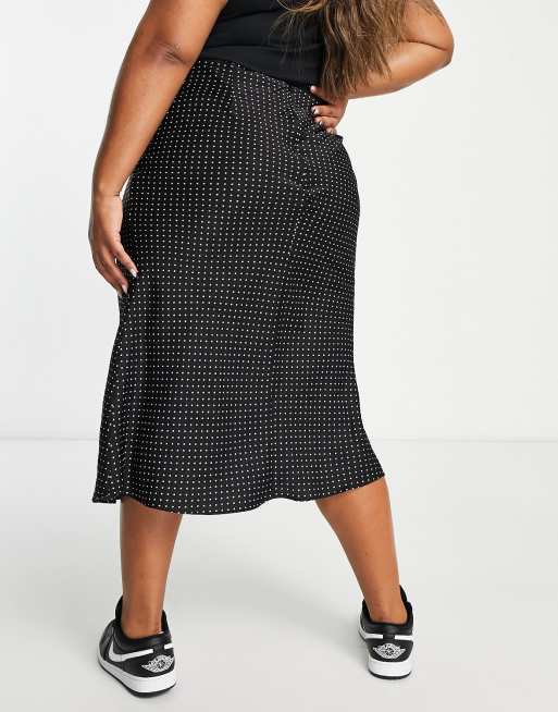 Polka dot shop skirt 90s