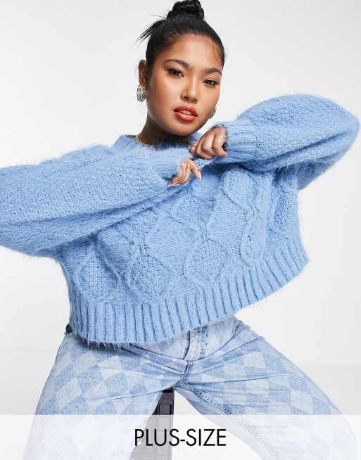 Cropped boxy jumper sales