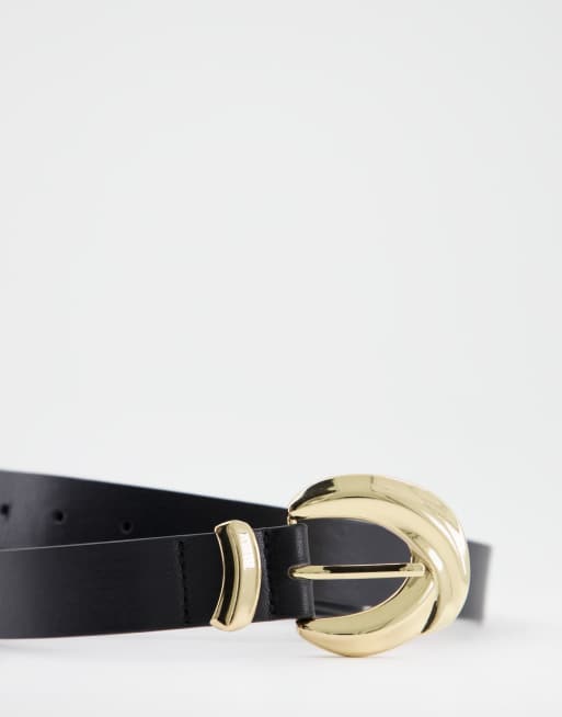 Glamorous Curve - Ceinture taille et hanches avec gros éléments en métal - Doré, 4 de 4
