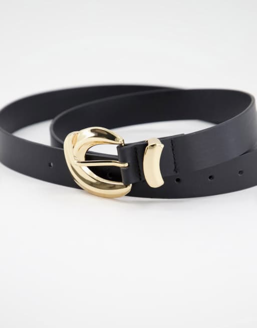 Glamorous Curve - Heup- en tailleriem met chunky gouden hardwear, 3 van 4