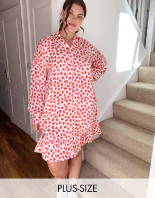 asos strawberry dress