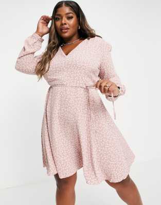 pink pinafore dress plus size