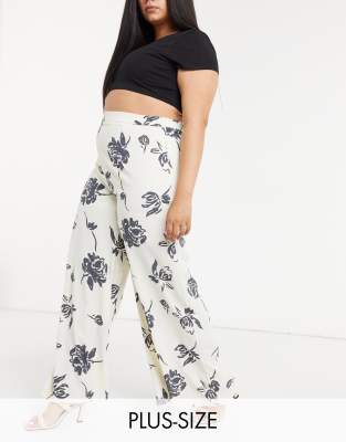 curve wide leg trousers