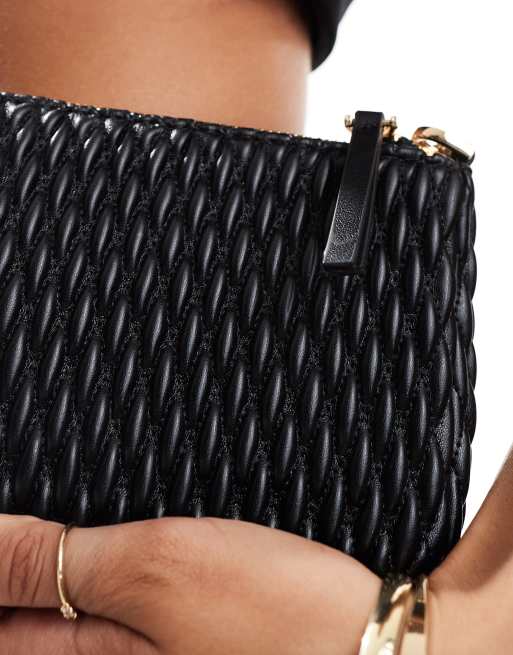 Glamorous – Czarna pikowana torebka crossbody z łańcuszkiem, 2 z 4