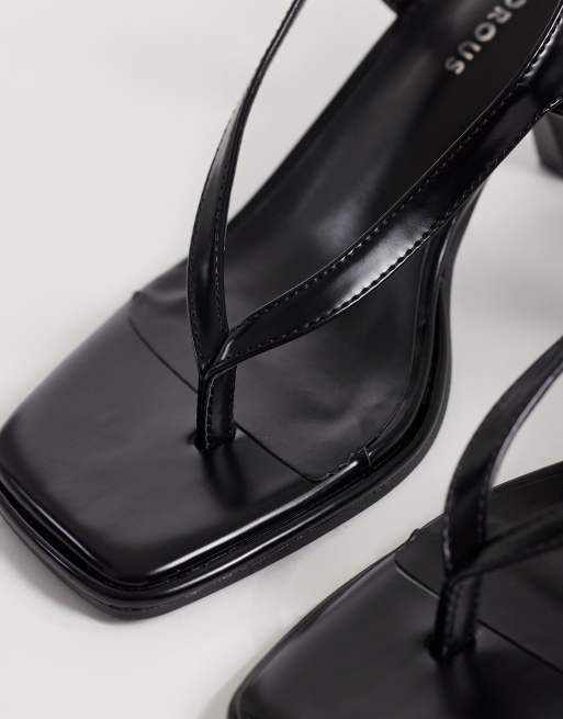 Glamorous – Czarne sandały na obcasie, 2 z 4