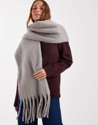 Glamorous - Deckenschal in Grau