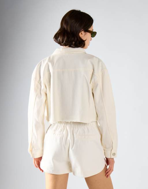 Glamorous Denim jacket in white, 3 of 4