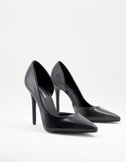 Glamorous D'orsay pumps in black