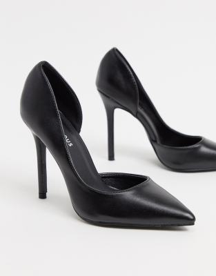 Glamorous D'orsay Pumps In Black ModeSens