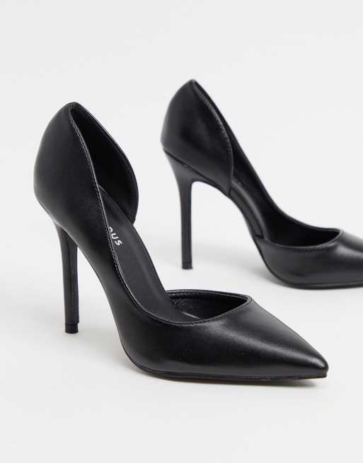 Glamorous D'orsay pumps in black | ASOS