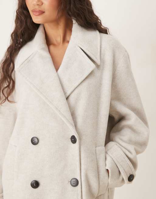 Glamorous Double Breasted Jacket in bone, 2 of 4