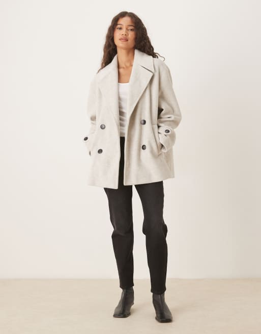 Glamorous Double Breasted Jacket in bone, 4 of 4