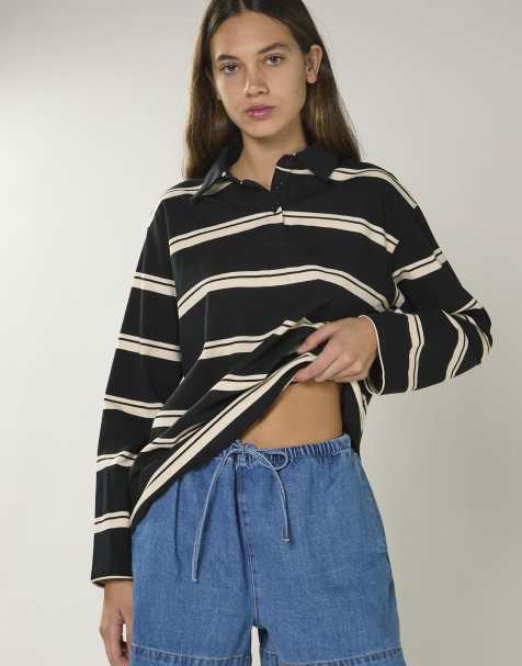 Glamorous Drawstring waist shorts in washed blue - view 1