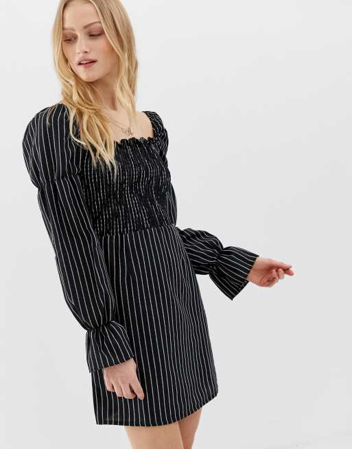 t shirt dress with puff sleeves