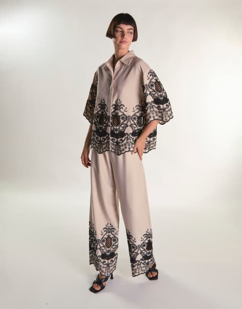 Glamorous Embroidered co ord set - view 1