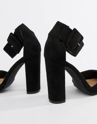 escarpin a talon carré