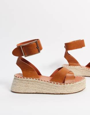 tan platform espadrilles