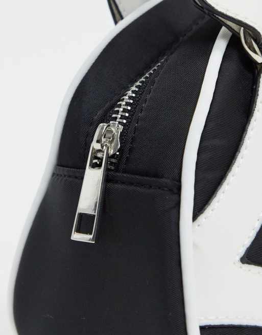 Glamorous - Exclusieve nylon bowlingtas in zwart, 4 van 4